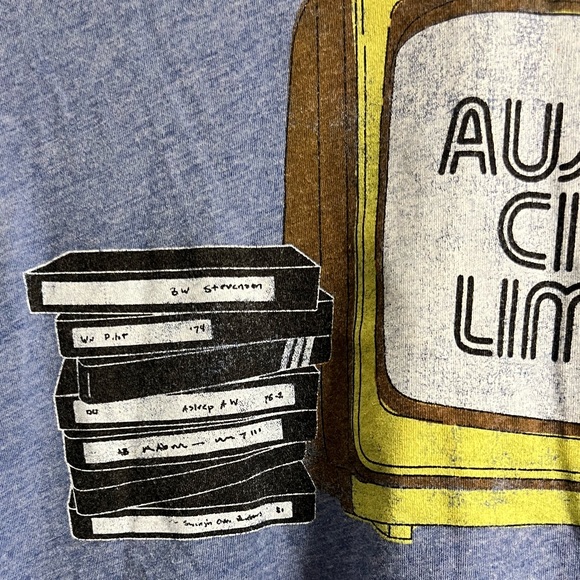 FINAL PRICE 🥳 Austin City Limits Retro TV and VHS Tapes Graphic Tee - Picture 4 of 6